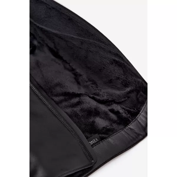  Dámské kozačky VINCEZA 67056 LEATHER BLACK 