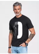Pánské tričko OMBRE OM-TSPT-0299 BLACK