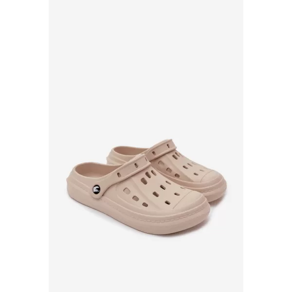  Pánské pantofle BOTO TXB-04X BEIGE/WHT 