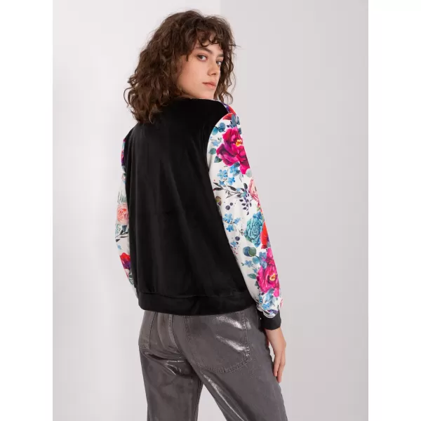  Dámská mikina RUE PARIS RV-BL-8235.38 NOIRE 