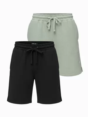 Pánský set kraťas OMBRE Z125 BLACK/LIGHT GREEN