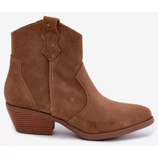  Dámské kotníkové boty BIG STAR SHOES TT274953 BÉŽOVÁ 