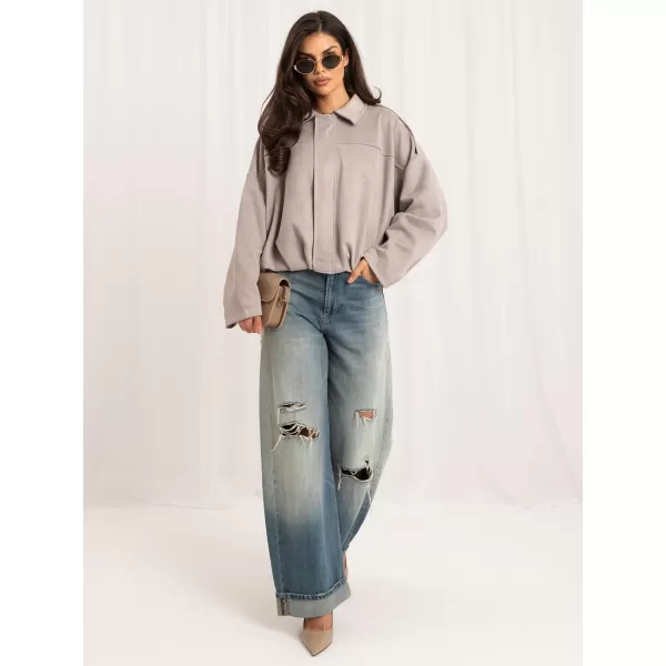  Dámská bunda ITALY MODA MI-KR-A273616.73 GRAY 