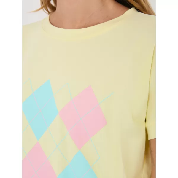  Dámské triko RELEVANCE RV-BZ-A1247.99 BRIGHT YELLOW 