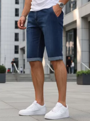 Pánské kraťasy DSTREET NÁMOŘNÍ MODRÁ