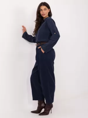 Dámské kalhoty ITALY MODA IT-SP-258009.83 DARK BLUE