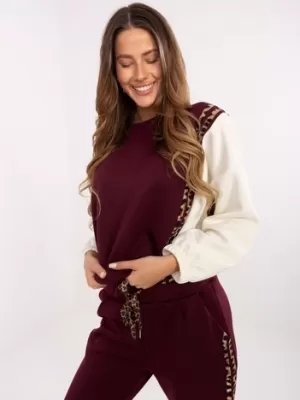 Dámský set ITALY MODA IT-KMPL-9838.27 BURGUNDY