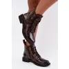 Dámské kozačky S.BARSKI HY62-8140 BROWN
