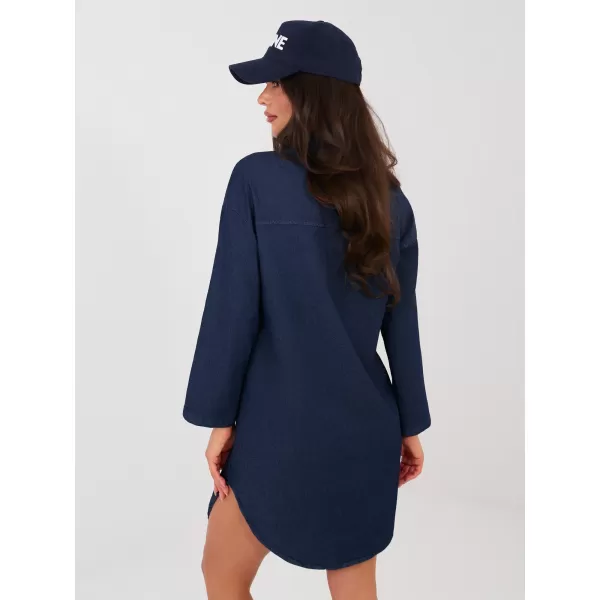  Dámská košile RUE PARIS IT-SK-L6071.93 NAVY 