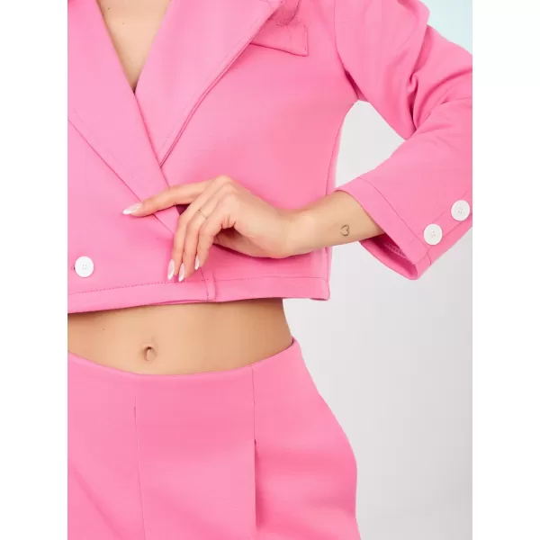  Dámský komplet RUE PARIS IT-KMPL-22255.70 DARK PINK 