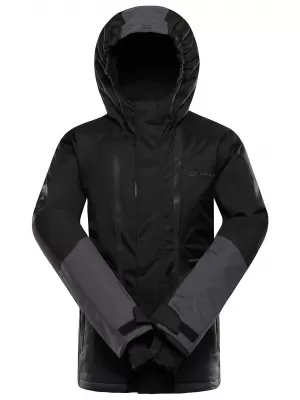 Dětská lyžařská bunda ALPINE PRO DEARO 3 BLACK