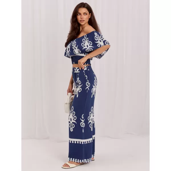  Dámský komplet ITALY MODA MO-KMPL-126175.85 NAVY 