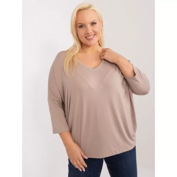  Dámská halenka RELEVANCE RV-BZ-5745.18 DARK BEIGE 