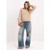 Dámský svetr ITALY MODA IR-SW-AC-19702.14 BEIGE