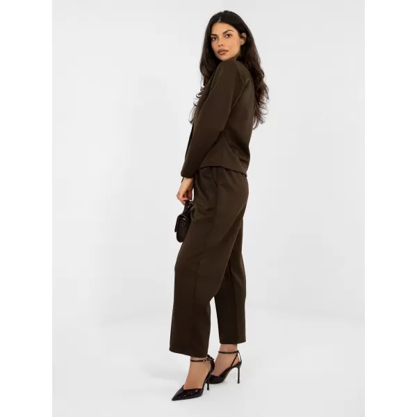  Dámské kalhoty ITALY MODA IT-SP-10006.76 DARK BROWN 