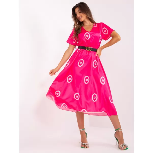  Dámské šaty ITALY MODA DHJ-SK-17260.90 DARK PINK 