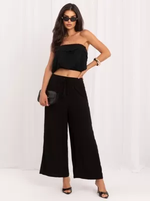 Dámské kalhoty SUBLEVEL D73761AG62237L BLACK