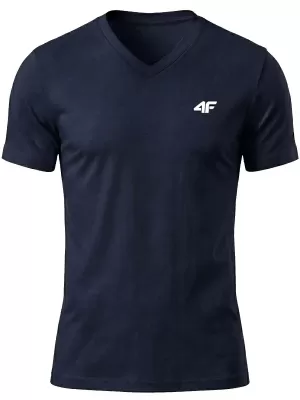 Pánské triko 4F 4FWMM00TTSHM3339 NAVY
