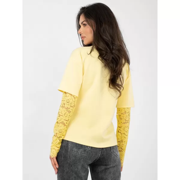  Dámská halenka FACTORY PRICE IT-BZ-22128.27 BRIGHT YELLOW 