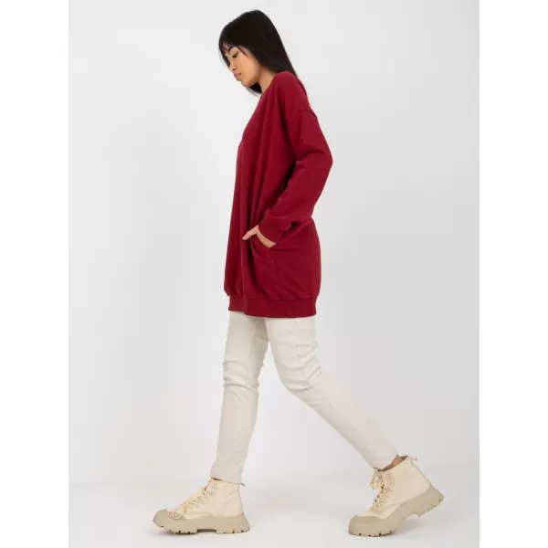  Dámská mikina RELEVANCE RV-BL-8310.60 BURGUNDY 