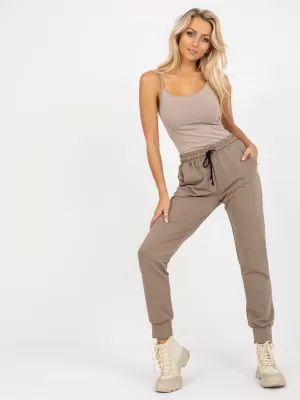 Dámské kalhoty LAKERTA LK-SP-508922.05 DARK BEIGE