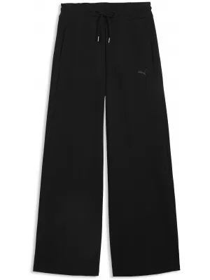 Dámské tepláky PUMA CLASS RELAXED WIDE LEG PANTS 69401301 PUMA BLACK