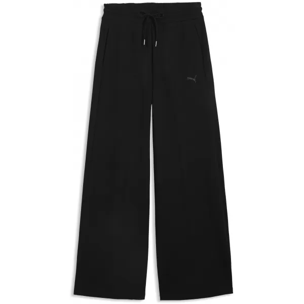  Dámské tepláky PUMA CLASS RELAXED WIDE LEG PANTS 69401301 PUMA BLACK 