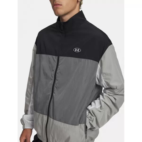  Pánská bunda UNDER ARMOUR ICON WOVEN TRACK FZ 6009436-001 ČERNÁ 