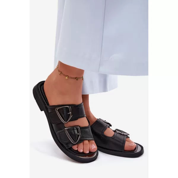  Dámské pantofle VINCEZA 62304 BLACK 