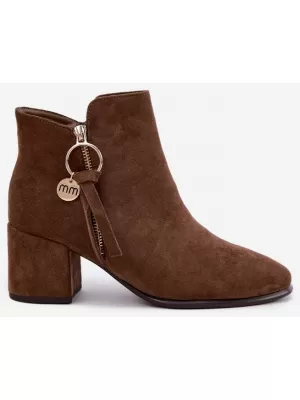 Dámské kotníkové boty BOTO NS653P BROWN