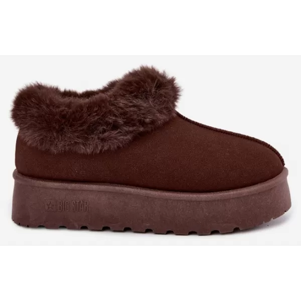  Dámské sněhule BIG STAR SHOES UU274203 BROWN/BEIGE SHADOWS 