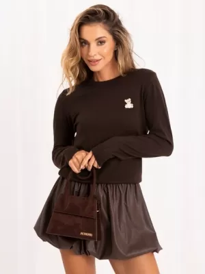 Dámský svetr ITALY MODA IR-SW-57994.12P BROWN