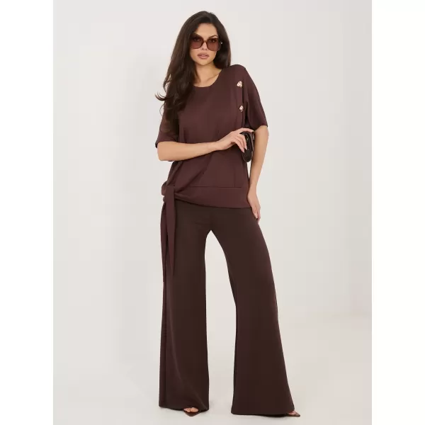  Dámský komplet RELEVANCE RV-KMPL-A1235.29P DARK BROWN 