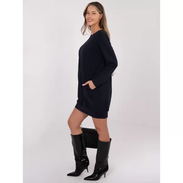  Dámské šaty BASIC FEEL GOOD RV-TU-5184.93P NAVY 