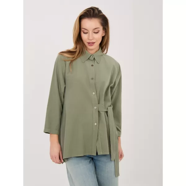  Dámská košile RUE PARIS IT-KS-FL10188.27 KHAKI 
