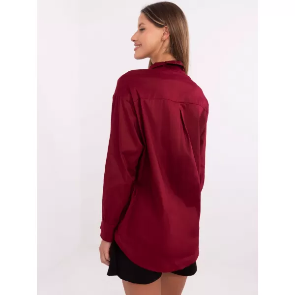  Dámská košile ITALY MODA DHJ-KS-9213.86 BURGUNDY 