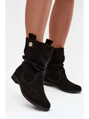 Dámské kotníkové boty ZAZOO 4210 BLACK