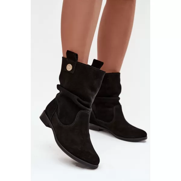  Dámské kotníkové boty ZAZOO 4210 BLACK 