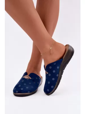 Dámské pantofle INBLU OD000014 NAVY BLUE