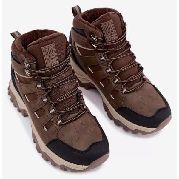  Pánské boty BIG STAR SHOES UU174316 BROWN/BEIGE SHADOWS 