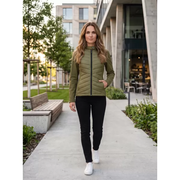 Dámská hybridní bunda MALFINI PREMIUM CROSS 556 AVOCADO GREEN 