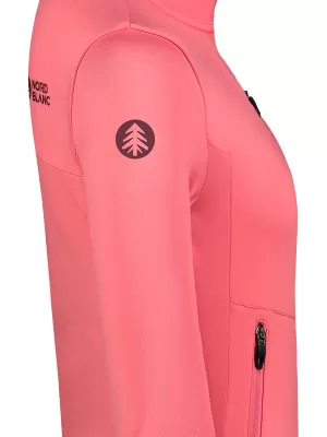 Dámská powerfleece mikina NORDBLANC CRISP NBSFL8338 RŮŽOVÁ