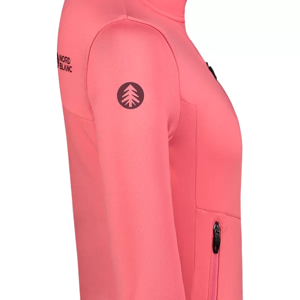  Dámská powerfleece mikina NORDBLANC CRISP NBSFL8338 RŮŽOVÁ 