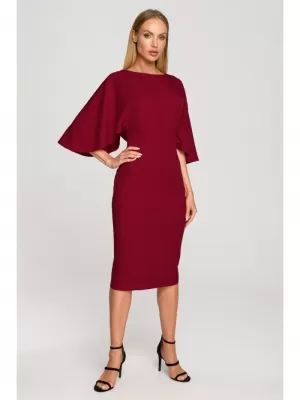 Dámské šaty MOE M700 MAROON