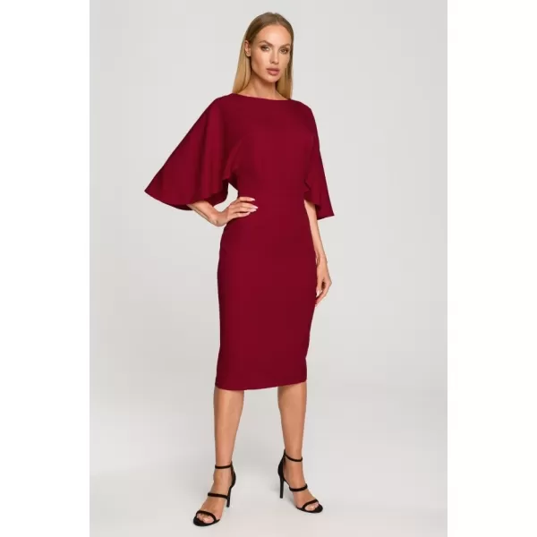  Dámské šaty MOE M700 MAROON 