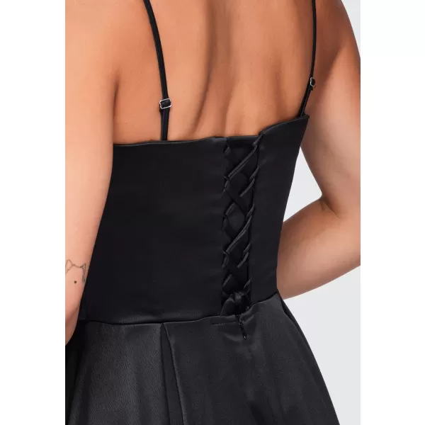  Dámské šaty LARICA LA-OM-DLR403 BLACK 