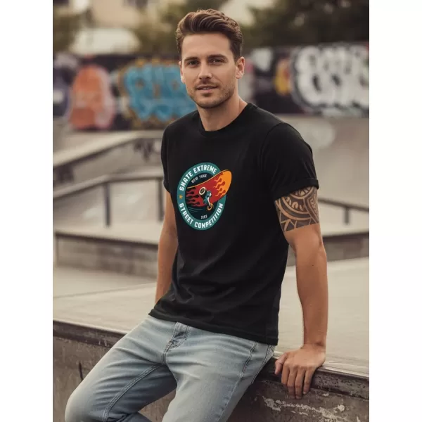  Pánské triko DSTREET ČERNÁ 