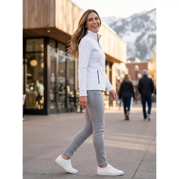  Dámská micro fleece mikina MALFINI FACTOR 853 BÍLÁ 
