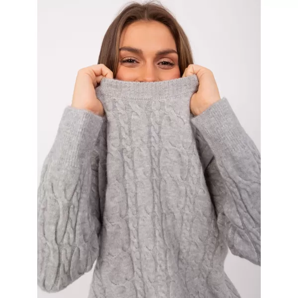  Dámský svetr WOOL FASHION ITALIA AT-SW-2335.27 GRAY 