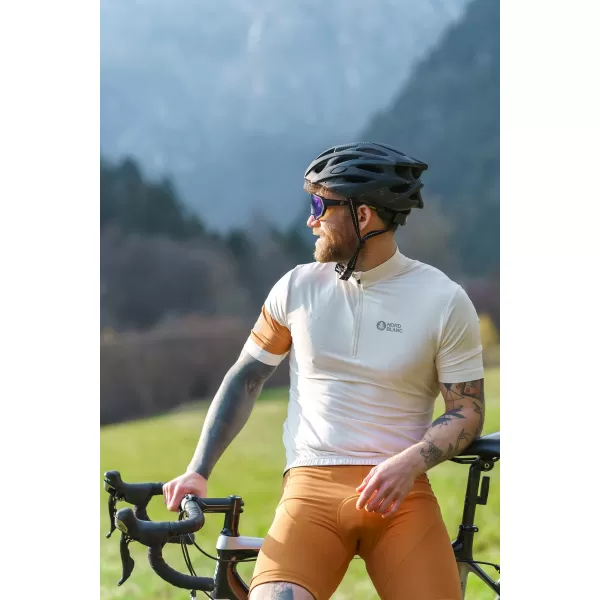  Pánský cyklo dres NORDBLANC CAMEL NBSMF8079 BÉŽOVÁ 